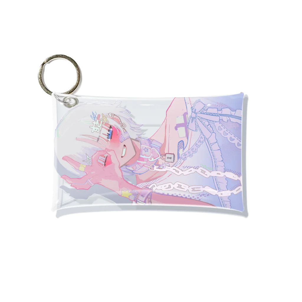 三日月ランプのおっけー男の子（2023年美少年展×SUZURIコラボ） Mini Clear Multipurpose Case