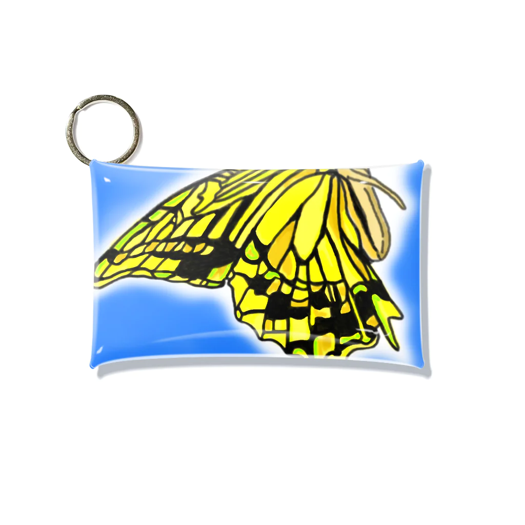 niwatsukinoのアゲハ蝶、スワロウテイル。 ミニクリアマルチケース
