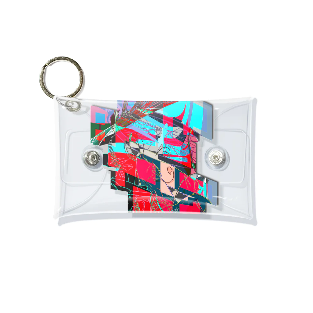 VRIGVTVSHI のアリガタシ™ Abstract Accessory Mini Clear Multipurpose Case