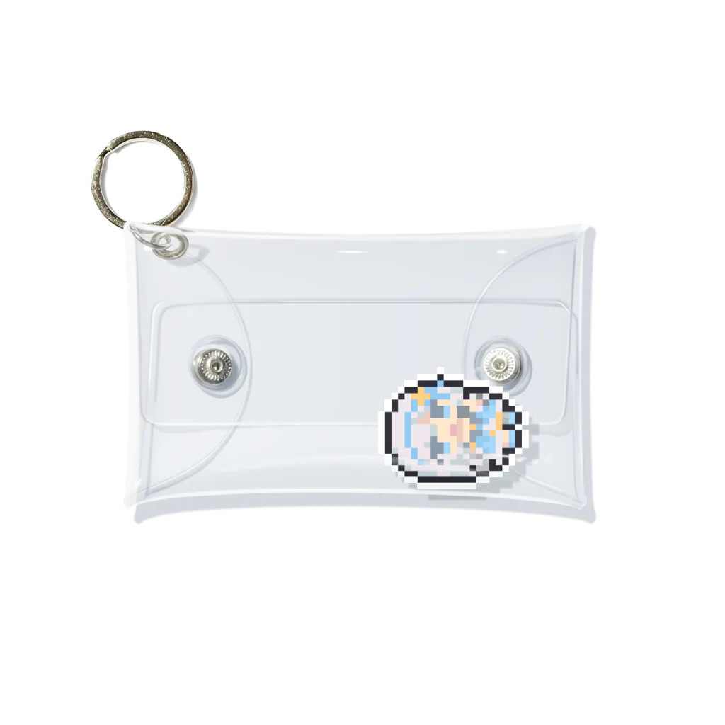 茉莉花 じゃすみん(jasmine)Vtuberのいわえびさんドット絵バージョン Mini Clear Multipurpose Case