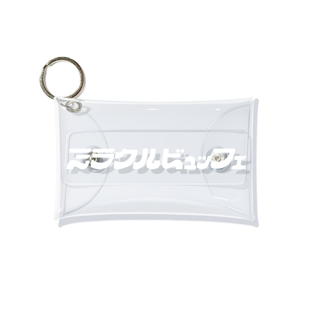GERA「ライスのミラクルビュッフェ」オフィシャルショップのミラクルビュッフェ ロゴ ミニクリアマルチケース Mini Clear Multipurpose Case
