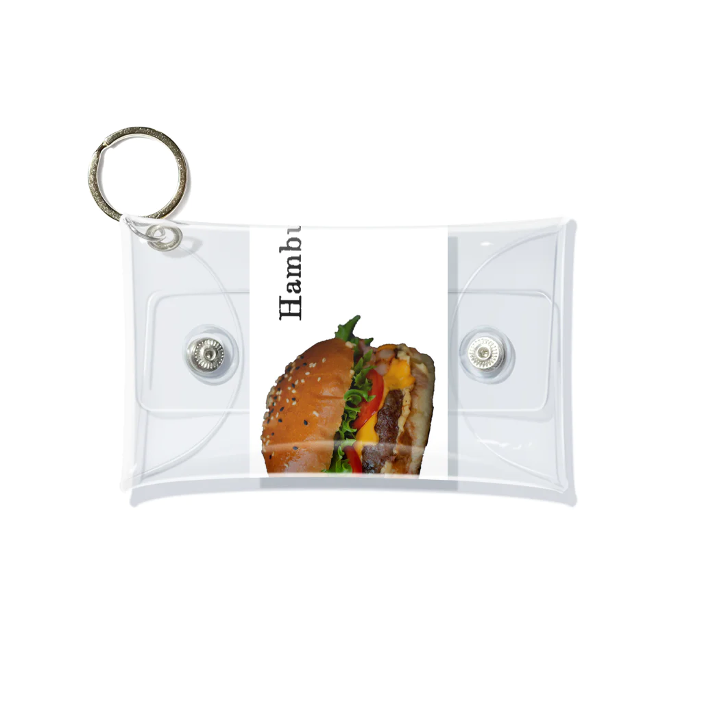 sirotaka storeのハンバーガー Mini Clear Multipurpose Case