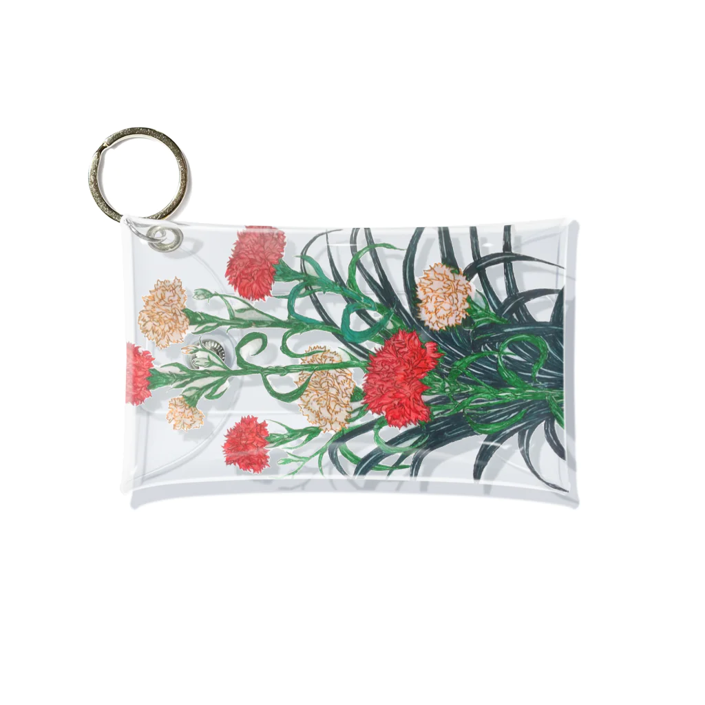 moriji8008の花 Mini Clear Multipurpose Case