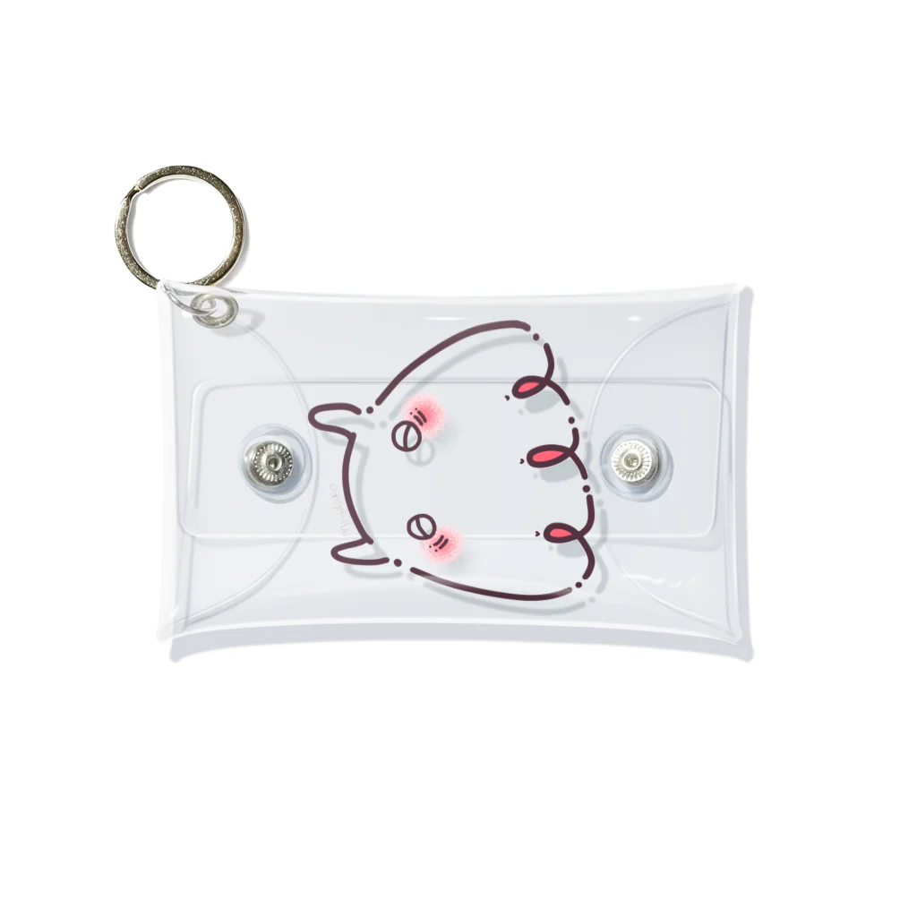 いんげん豆の水族館のロゴ風メンダコ Mini Clear Multipurpose Case