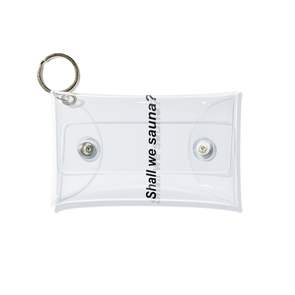 shall we sauna?のshall we sauna? Mini Clear Multipurpose Case