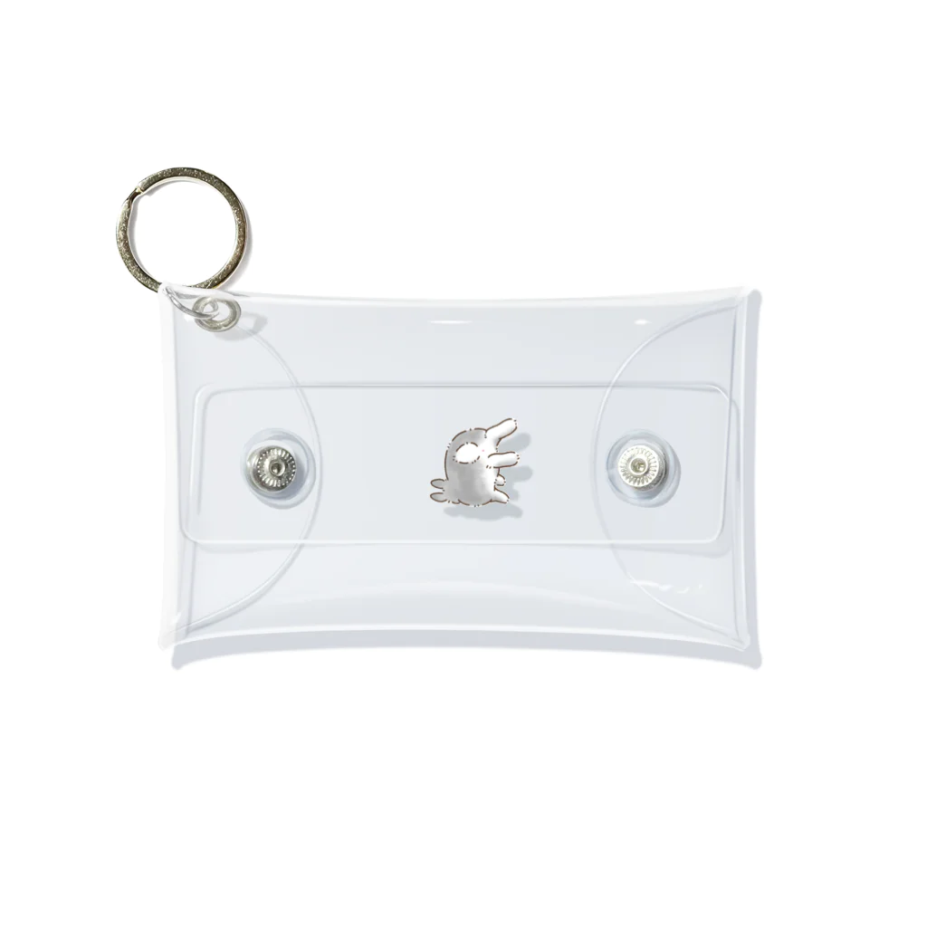 petitlapin_soraの走り去るおしり Mini Clear Multipurpose Case