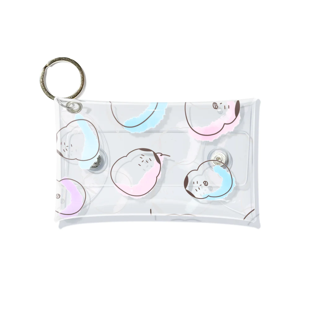 OH!KAME.のおかめちゃん.ver.2 Mini Clear Multipurpose Case