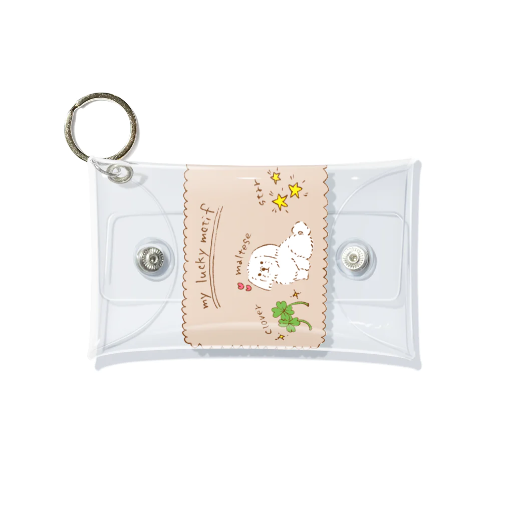 suzumaruのmy lucky motif Mini Clear Multipurpose Case