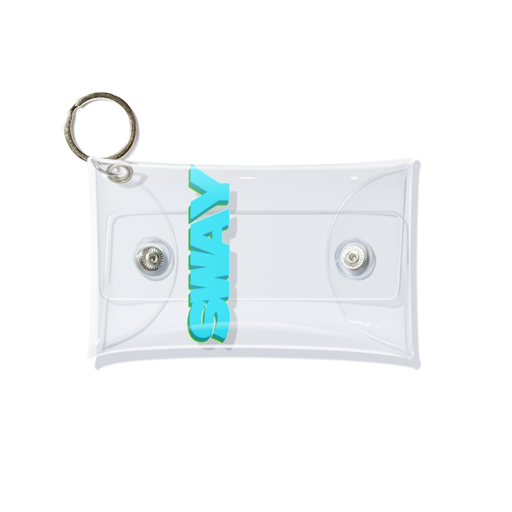 ネコ毛虫のすわい Mini Clear Multipurpose Case