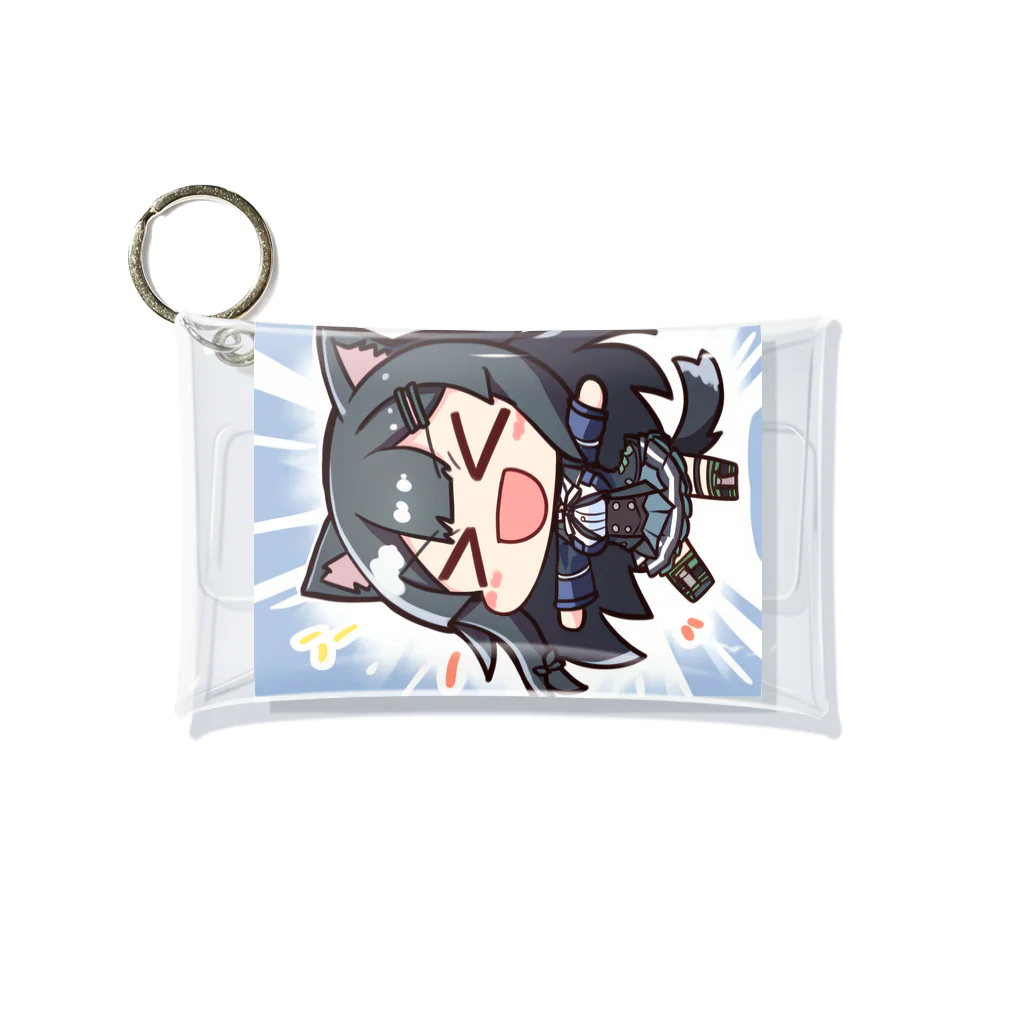 Fragment【フラグメント】のBIGSmile黒猫ちゃん Mini Clear Multipurpose Case