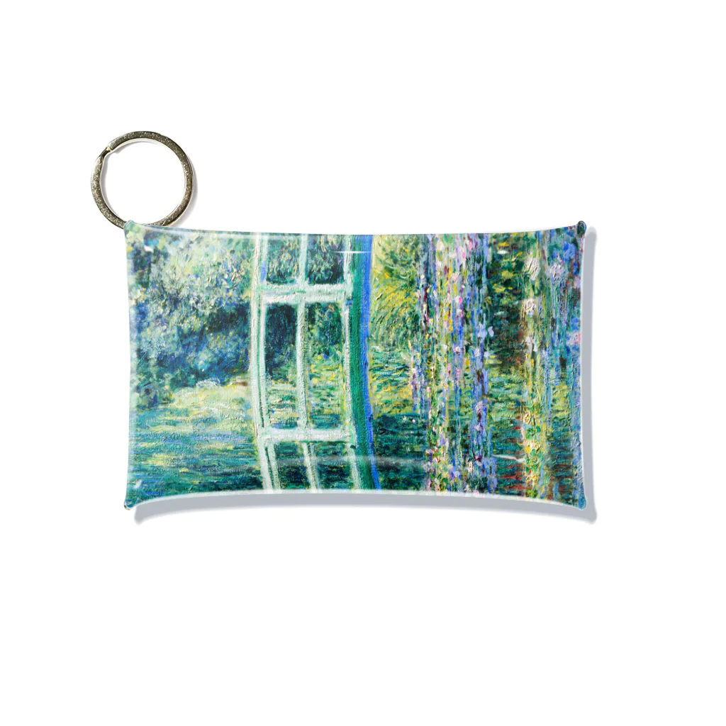 MUGEN ARTのモネ　睡蓮の池と日本の橋　Claude Monet　 Mini Clear Multipurpose Case