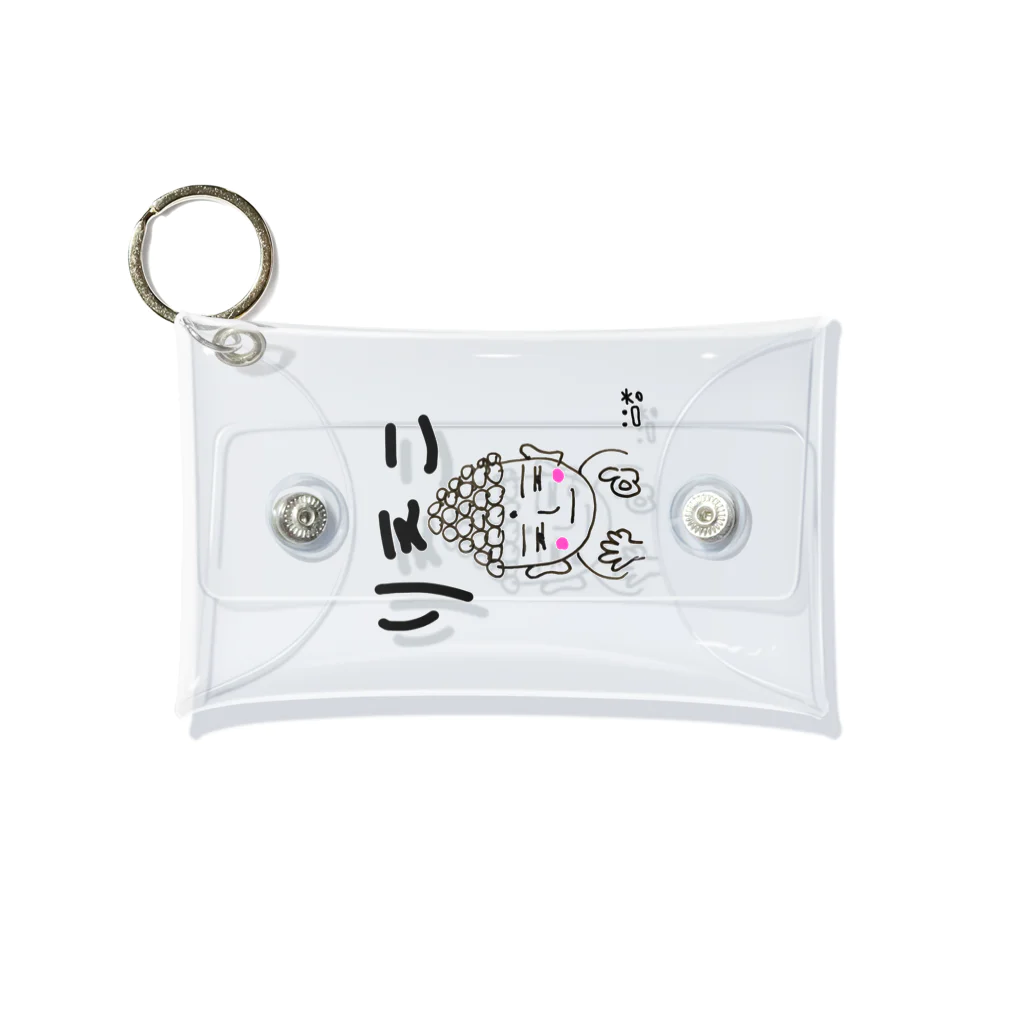 rie-pocochaのだいぶつ。くん Mini Clear Multipurpose Case