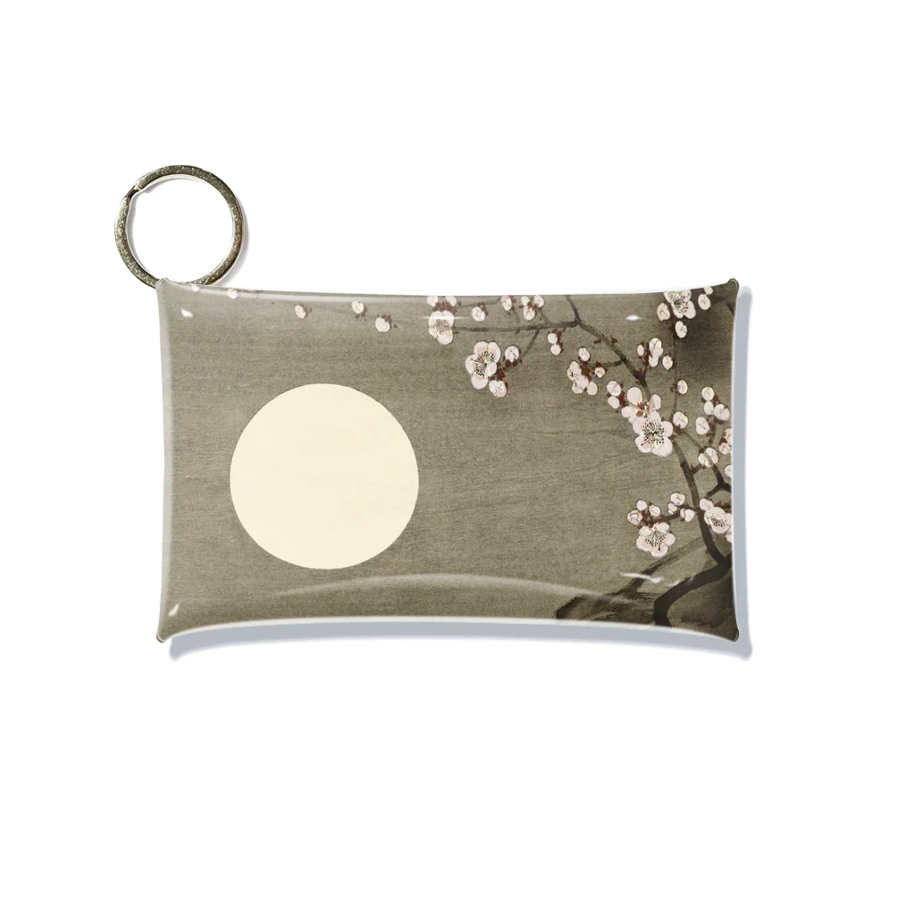 MUGEN ARTの小原古邨　満月に咲く梅の花　Ohara Koson / Blooming plum blossom at full moon  ミニクリアマルチケース