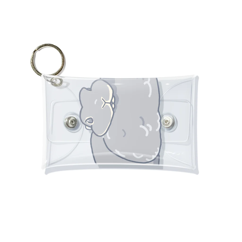 クジャクAサンバのうさぎのとめお　「あたしよ」 Mini Clear Multipurpose Case