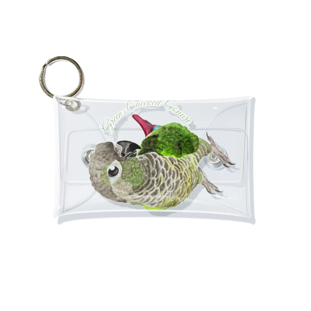 mariechan_koboの105 ウロコインコノーマル simple Mini Clear Multipurpose Case