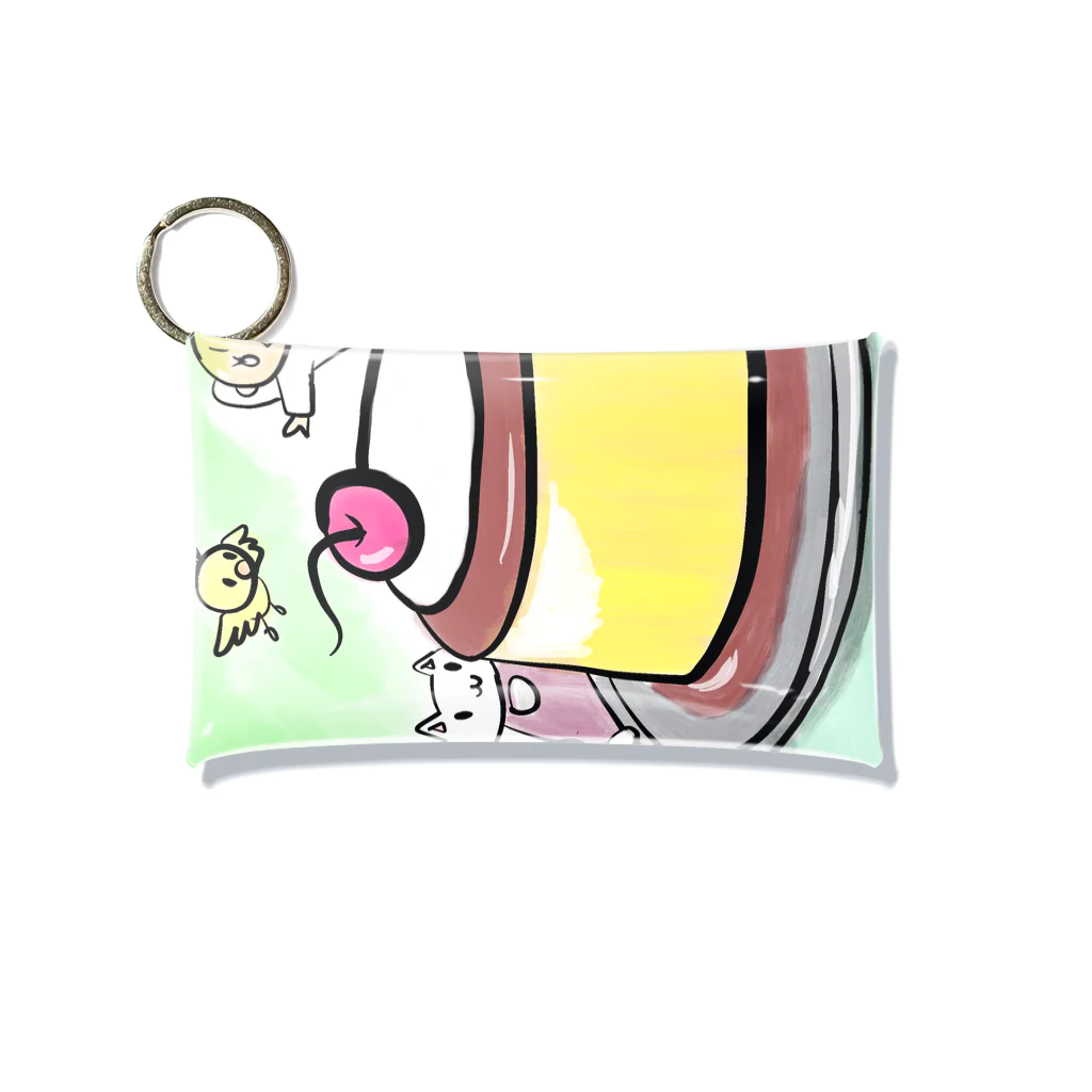 なすこのプリン Mini Clear Multipurpose Case