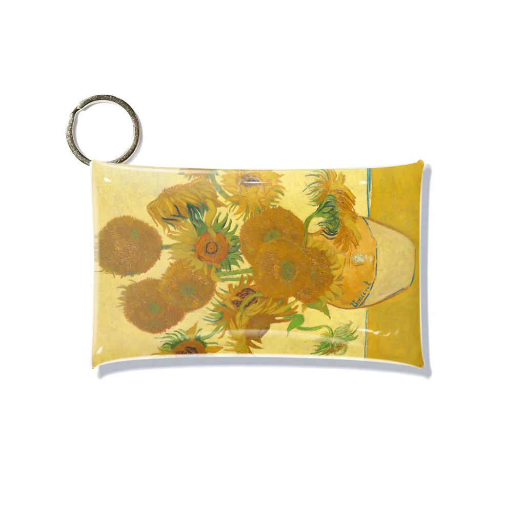 世界美術商店のひまわり / Sunflowers Mini Clear Multipurpose Case