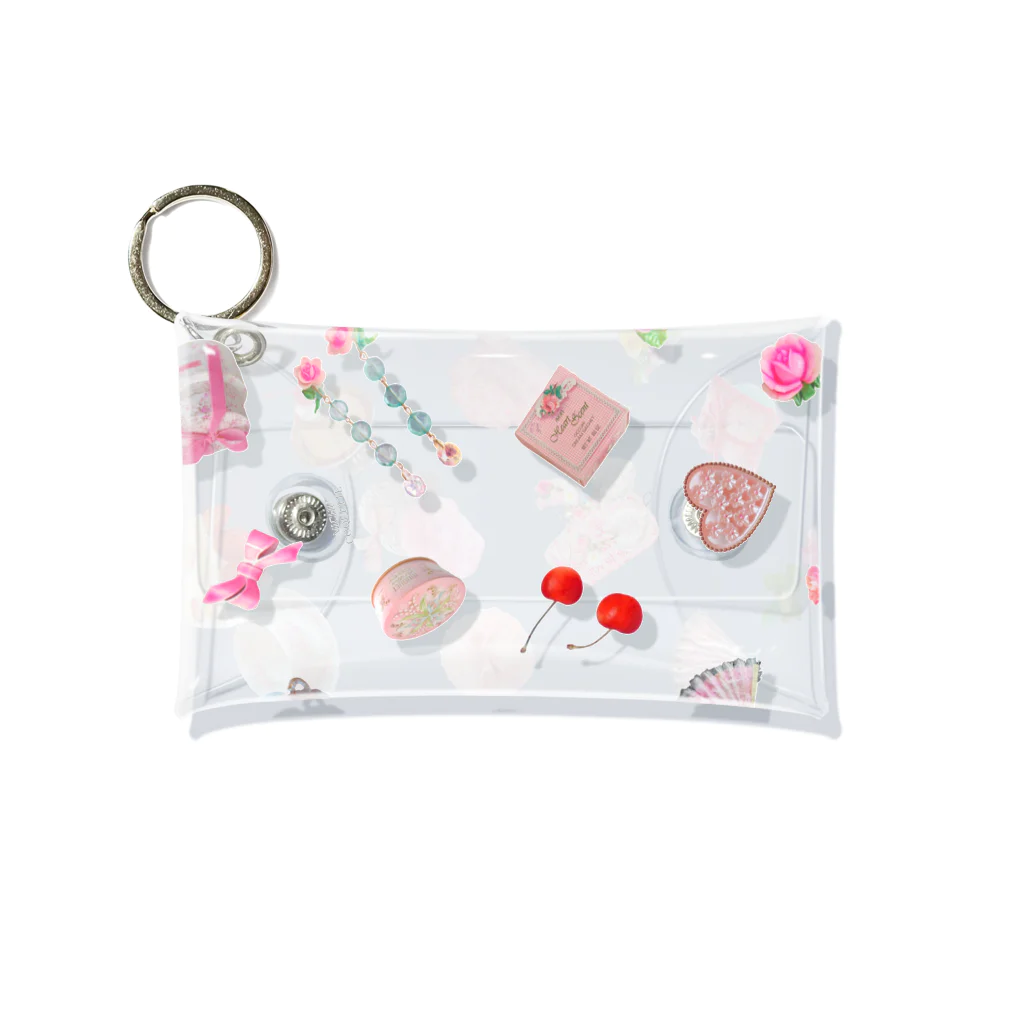 MICHU_COQUETTEのMICHU COQUETTE vorious items clear case mini ミニクリアマルチケース