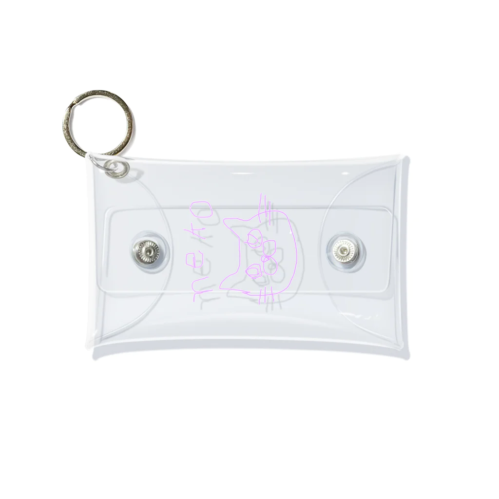 ゆるデザイン shopのゆるにゃんこ Mini Clear Multipurpose Case