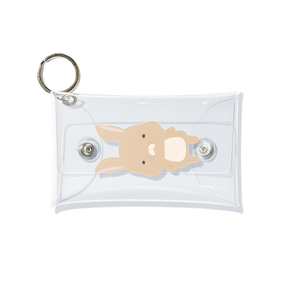 24764490の兎 Mini Clear Multipurpose Case