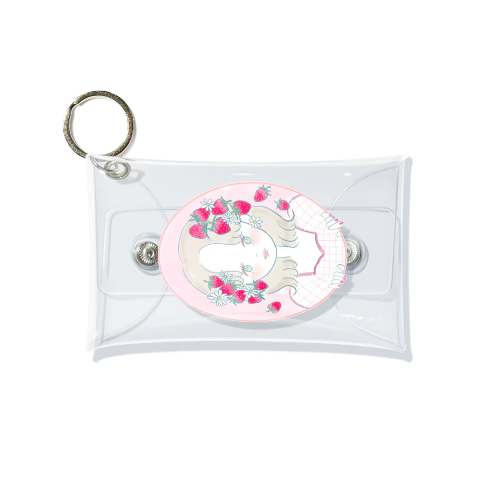 watanabe aiko わたなべあいこのいちご畑がーる Mini Clear Multipurpose Case