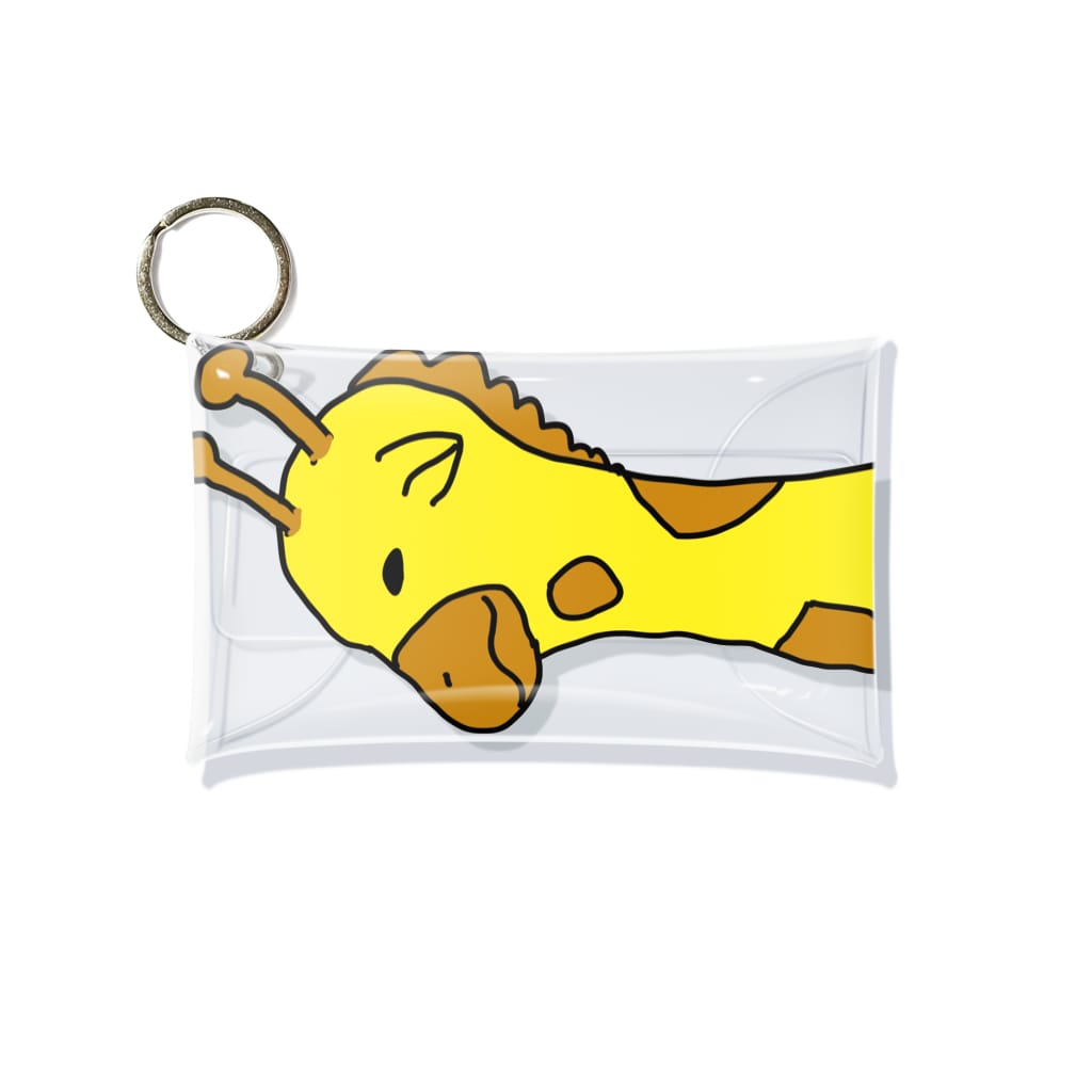 nerucoの本気のキリンさん Mini Clear Multipurpose Case