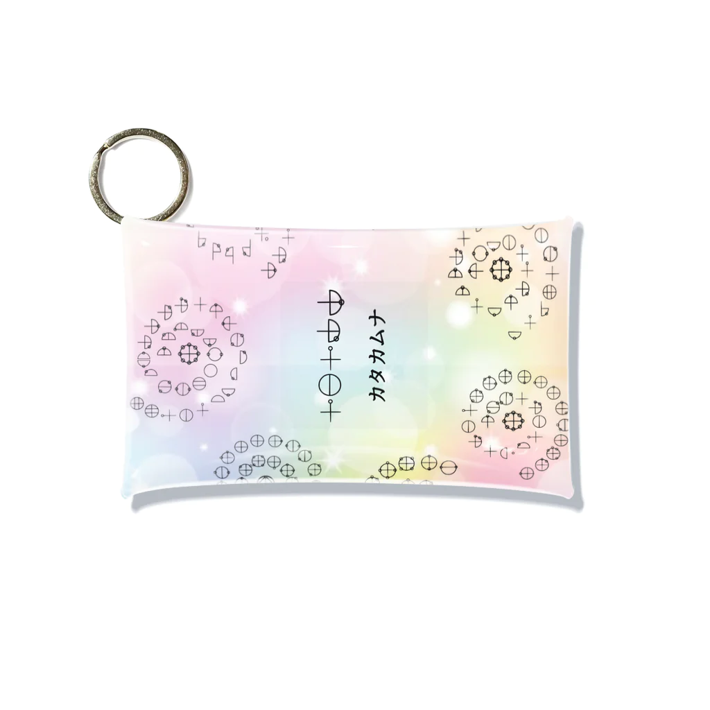 COCONUTchanのカタカムナ第5首から第11首グッズ Mini Clear Multipurpose Case