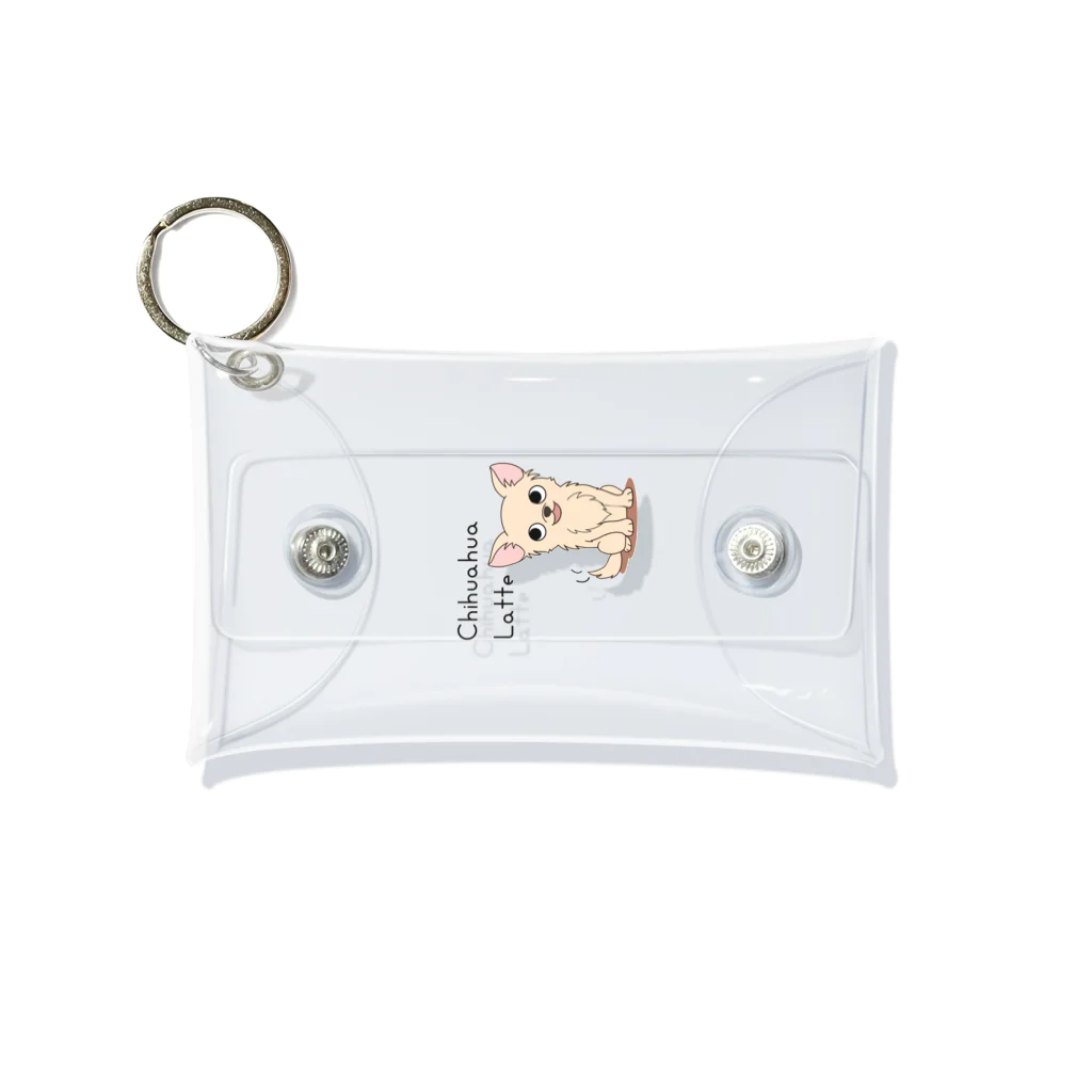 Bordercollie Streetのch-latte-2 Mini Clear Multipurpose Case