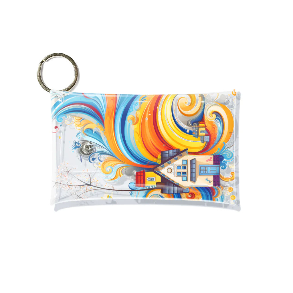 BunnyBloomのColorful windy Mini Clear Multipurpose Case