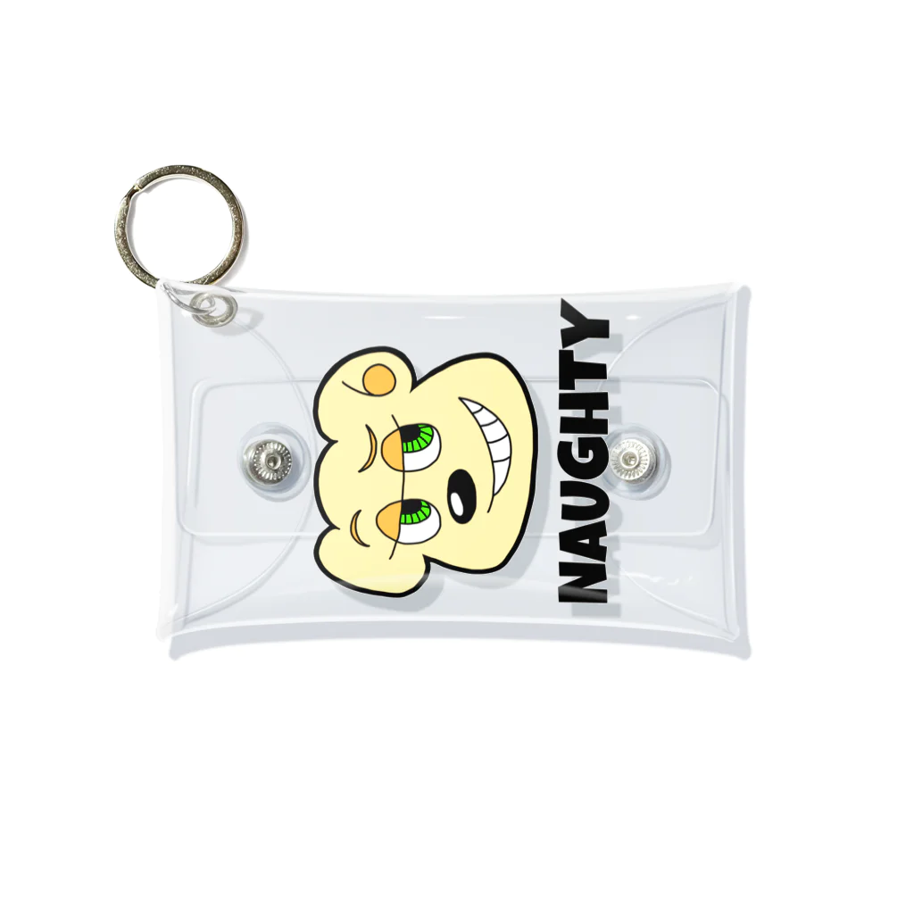 NAUGHTYのNAUGHTY BEARくん Mini Clear Multipurpose Case