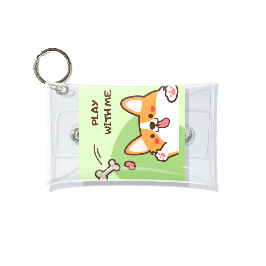 ロイ@イラストレーターHEXANFT販売美麗イラスト描きますのPLAY WITH ME Mini Clear Multipurpose Case