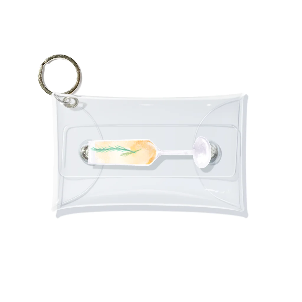 orange_honeyのジュース　ワンポイント Mini Clear Multipurpose Case