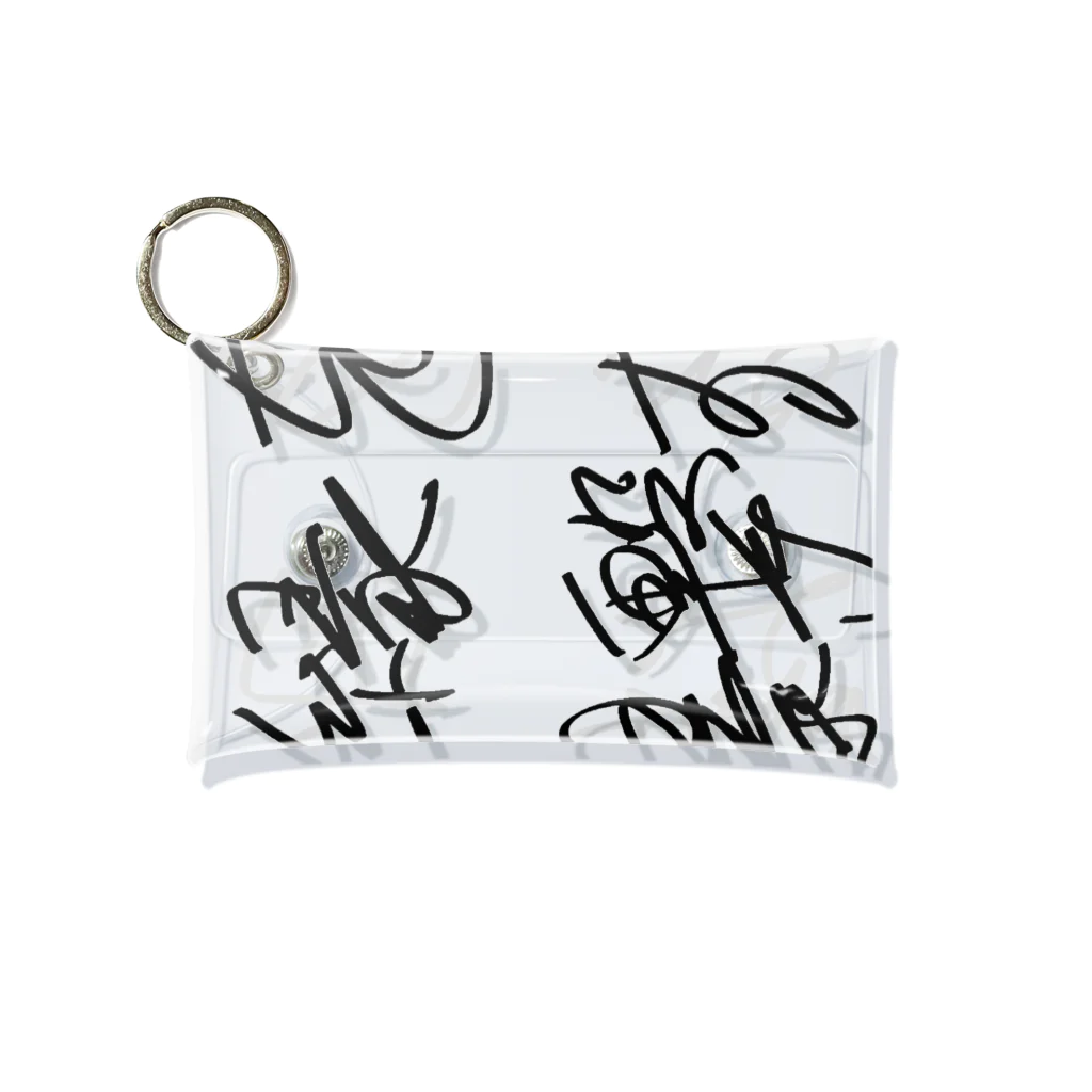 Dec-Affe-Inated RECORDSの因縁を爆撃する autographed logo Mini Clear Multipurpose Case