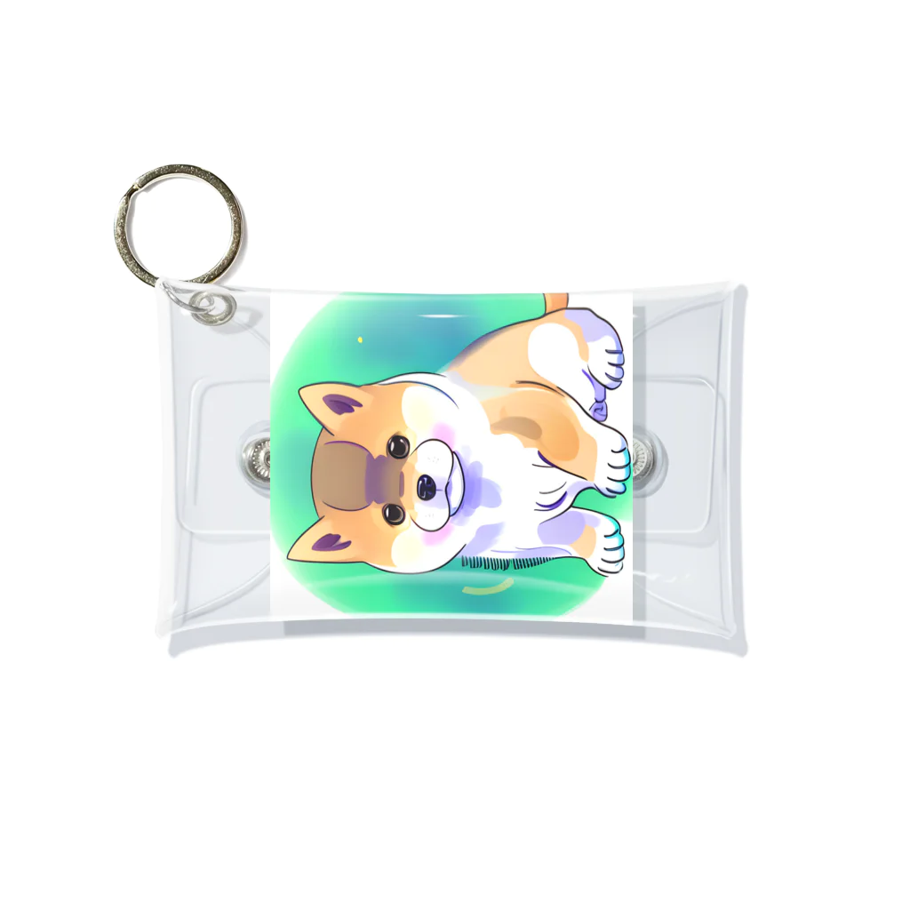 柴犬ラルフのイラスト柴犬 Mini Clear Multipurpose Case