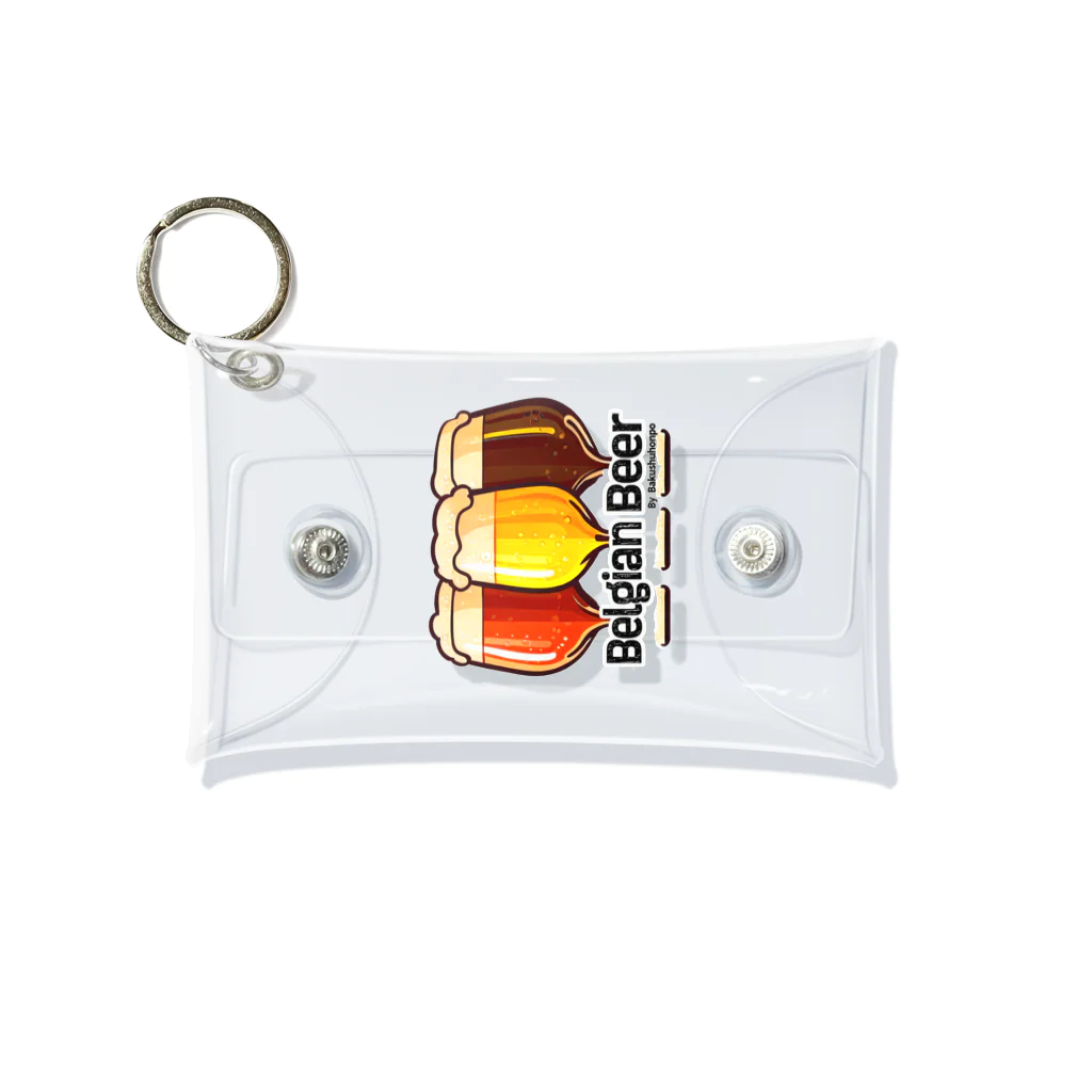 ベルギービールバー麦酒本舗公式グッズの3Belgian Beers Mini Clear Multipurpose Case