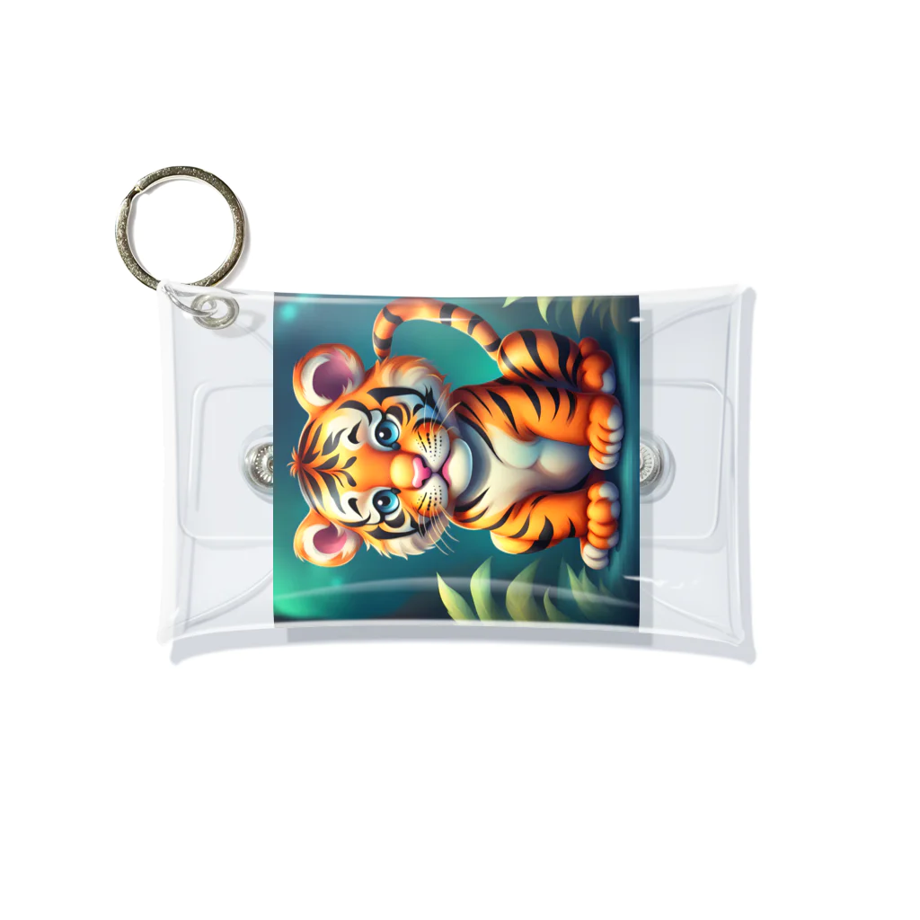 rua-ruc-brzのPretty Tiger Mini Clear Multipurpose Case