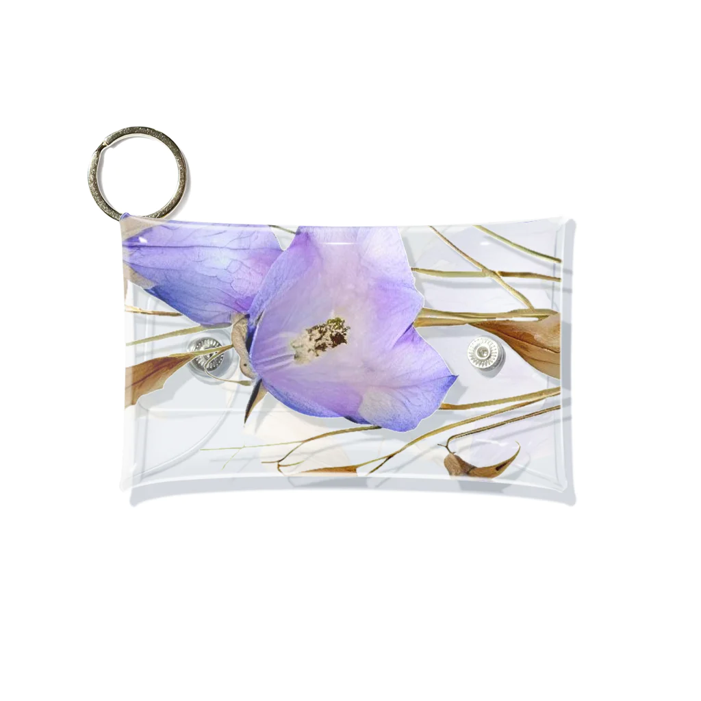 Atelier Petrichor Forestのキキョウ Chinese bellflower Mini Clear Multipurpose Case