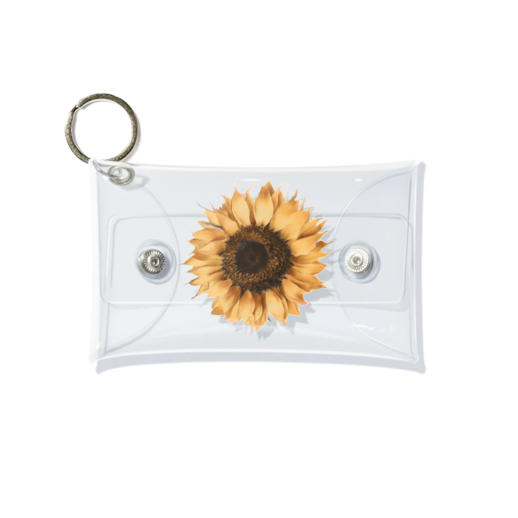 Atelier Petrichor Forestのヒマワリ Sunflower Mini Clear Multipurpose Case