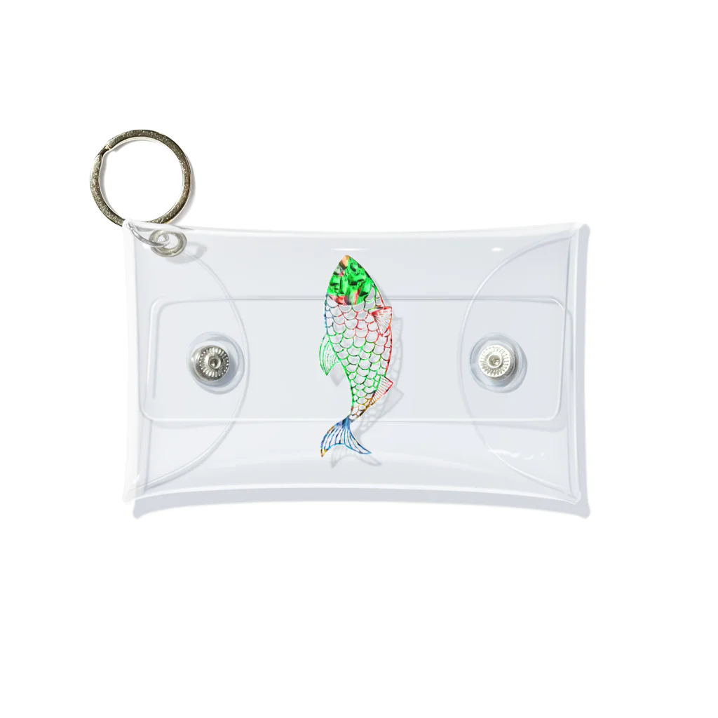 mumusの魚　water drop Mini Clear Multipurpose Case