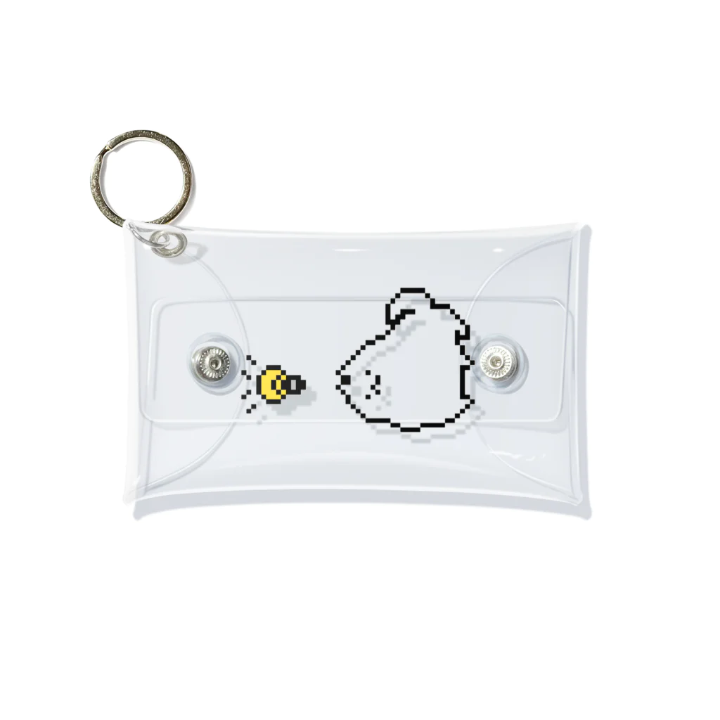 ゴケのドットわんころ Mini Clear Multipurpose Case