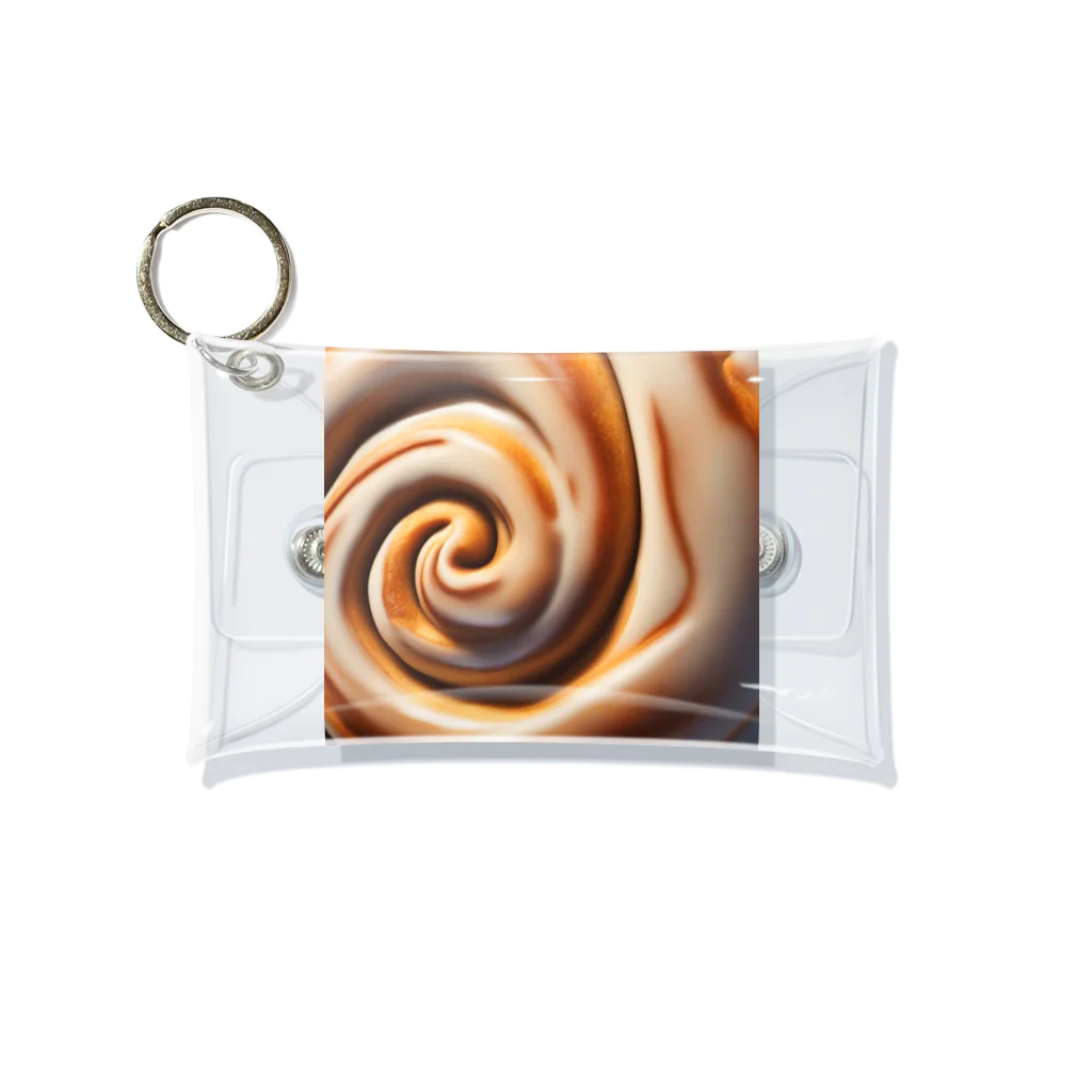 千裕アトリエ（いつもありがとう）のシナモンロール（Cinnamon Roll） Mini Clear Multipurpose Case