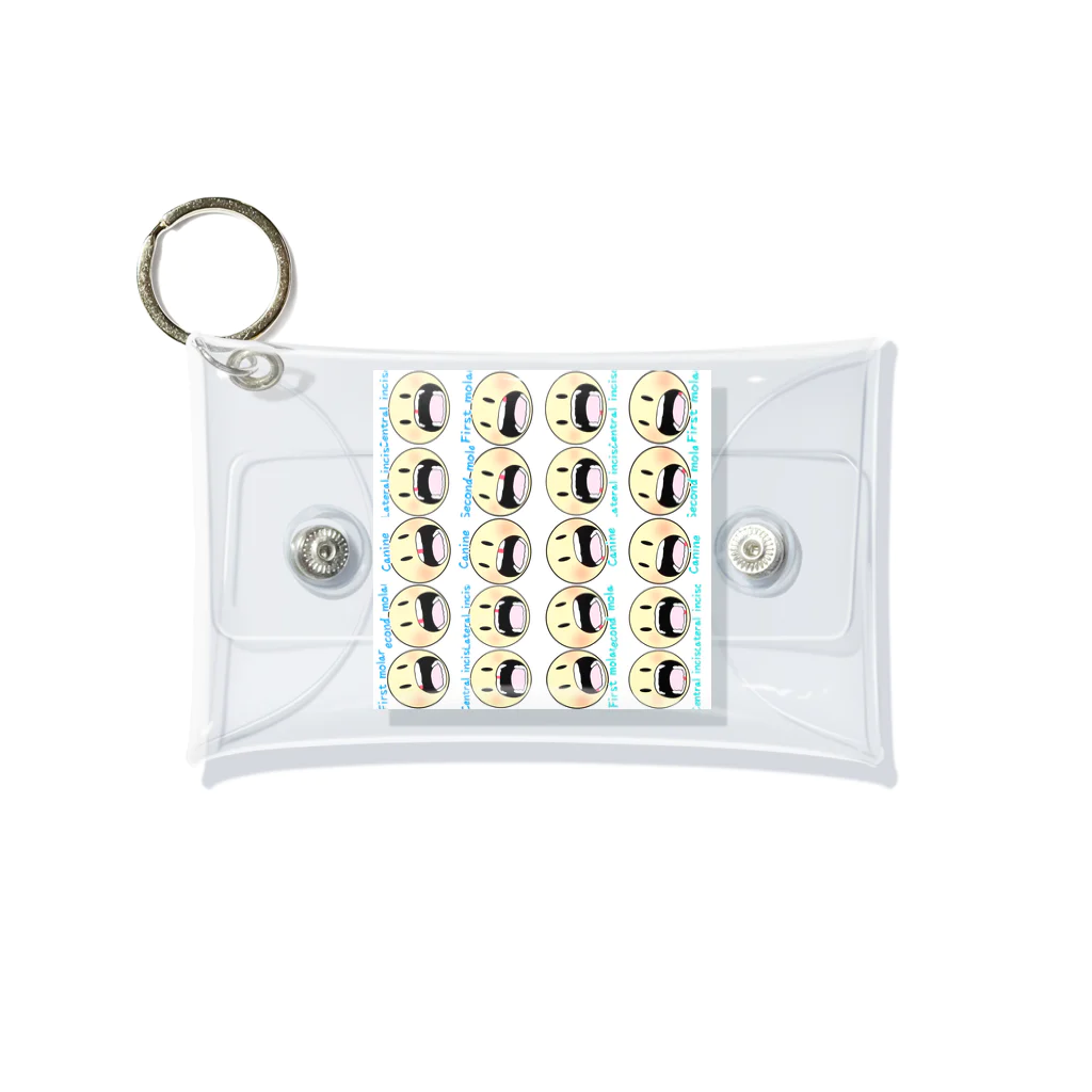 Osoro DesignのCherish family memories（Baby teeth） Mini Clear Multipurpose Case