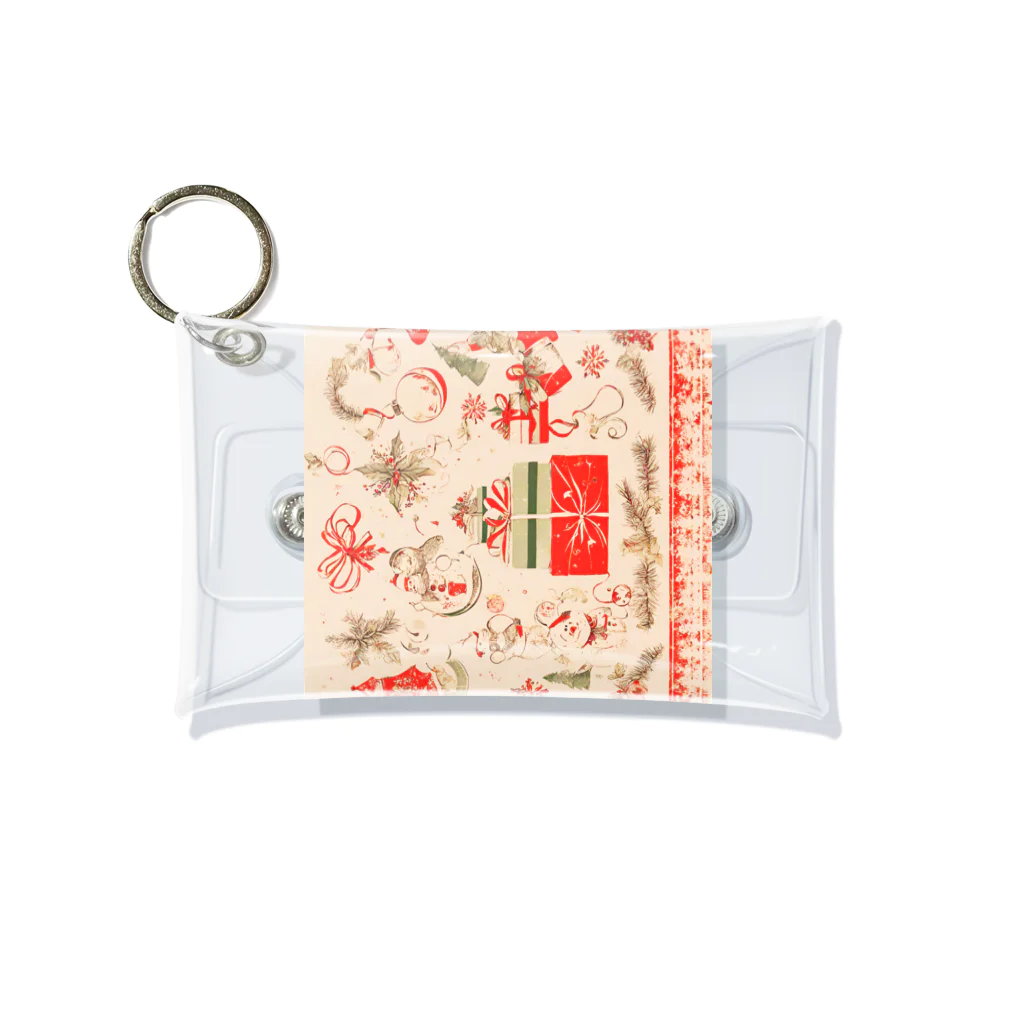 ❤︎cute❤︎のクリスマスプレゼント Mini Clear Multipurpose Case
