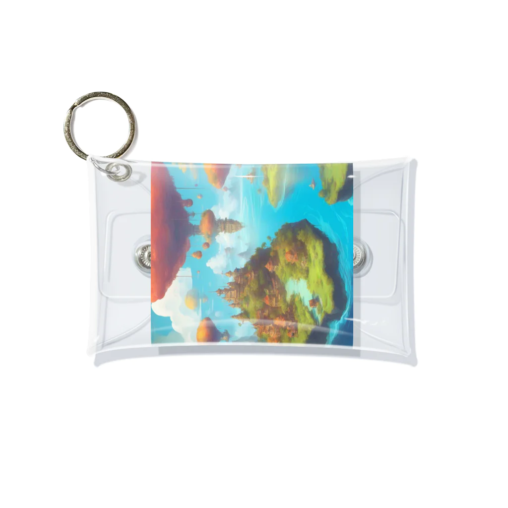 G7のショップの 幻想の浮遊アイランド コレクション（Fantastical Levitating Islands Collection） Mini Clear Multipurpose Case