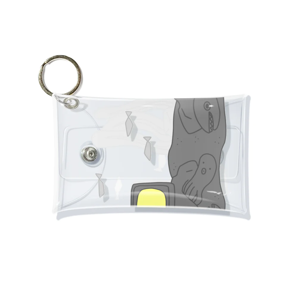 とんばぼ商店のスポーツ観戦のうみ Mini Clear Multipurpose Case