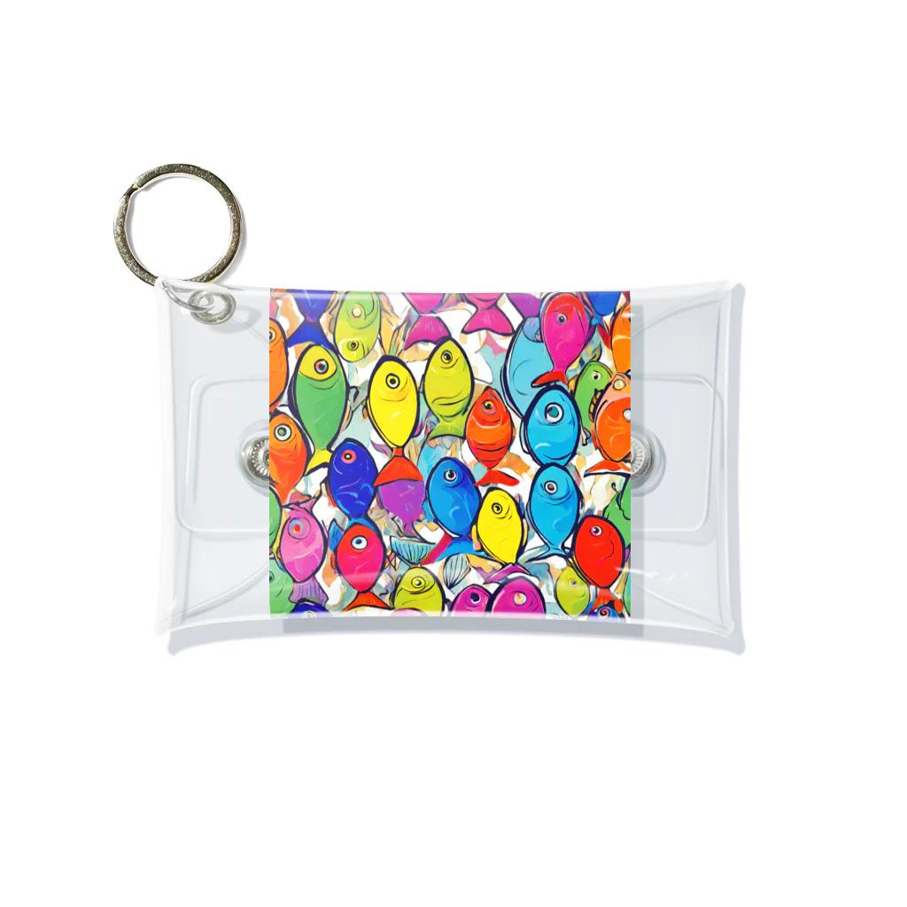 D-JOYのcolorful "sakana" Mini Clear Multipurpose Case