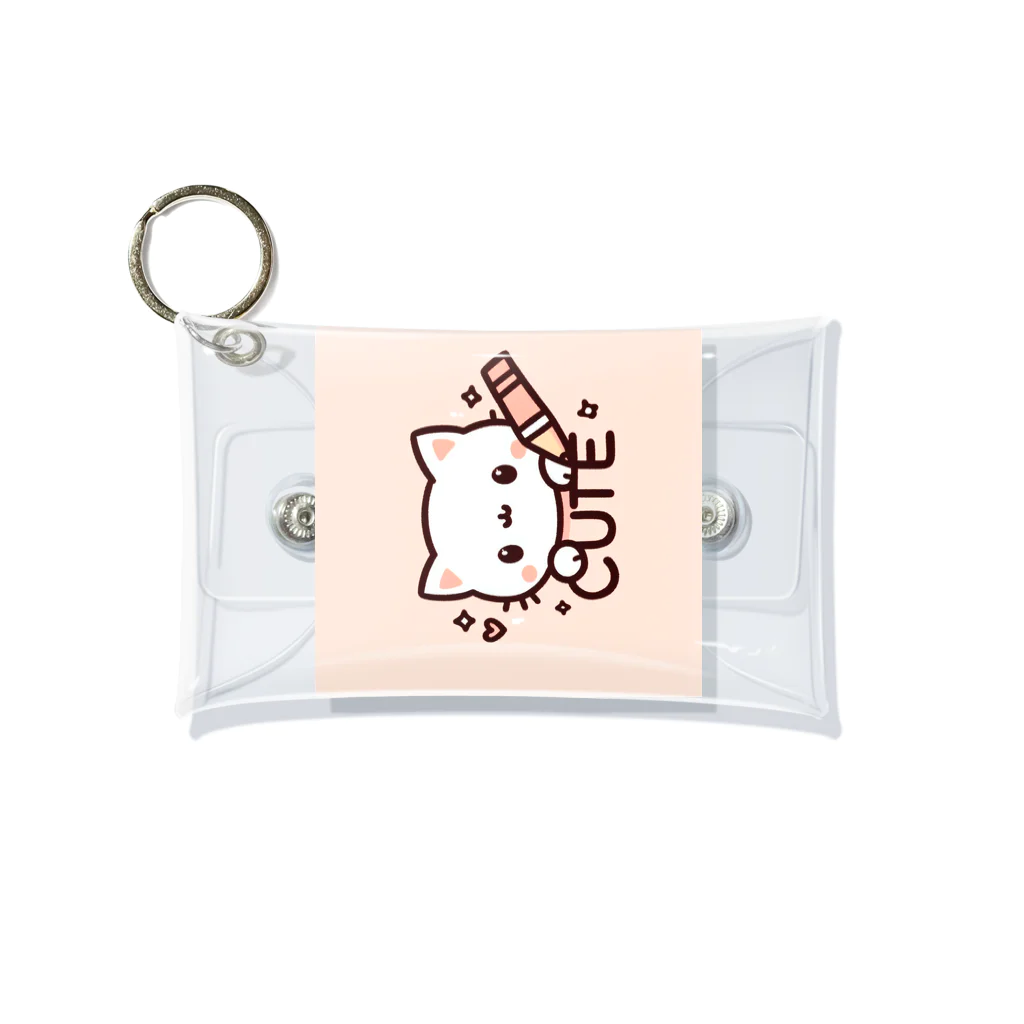 mini_asuのCut 猫 Mini Clear Multipurpose Case