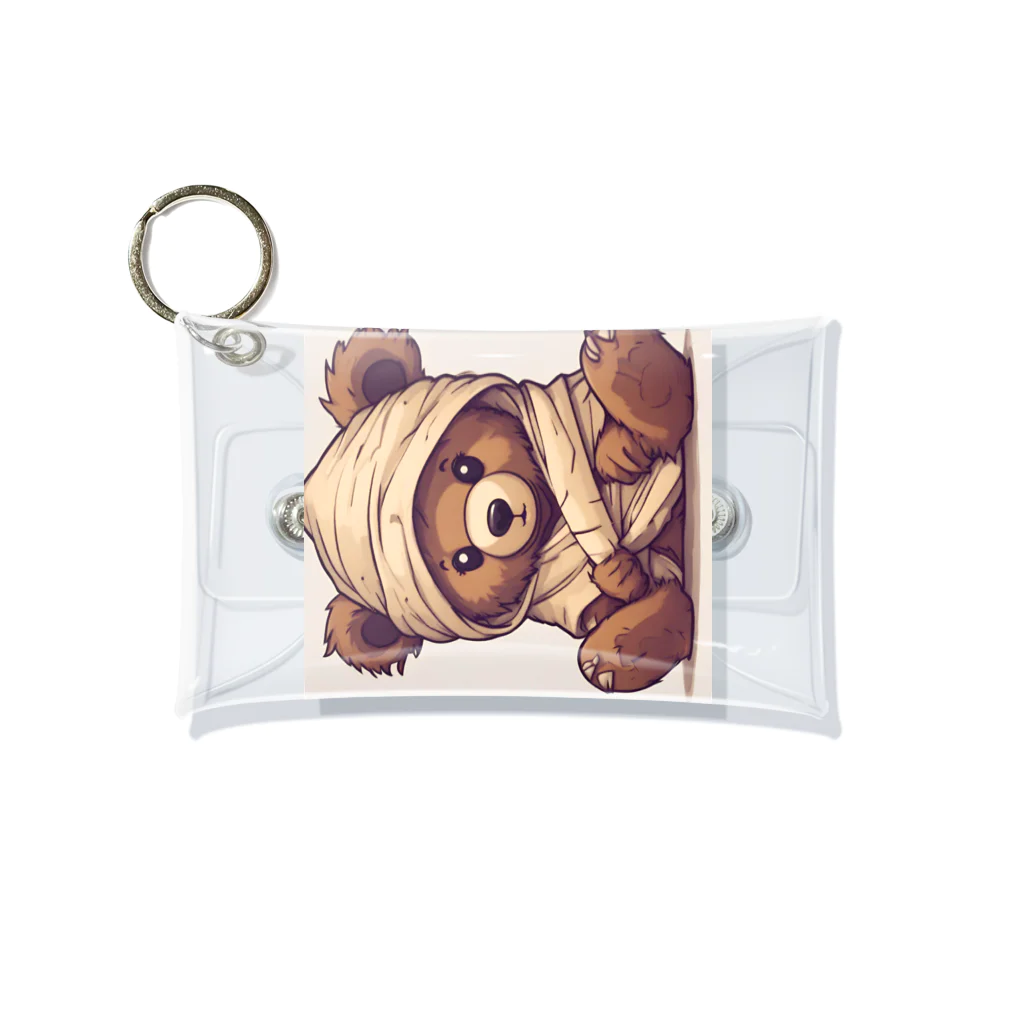 angelのミイラクマさん Mini Clear Multipurpose Case