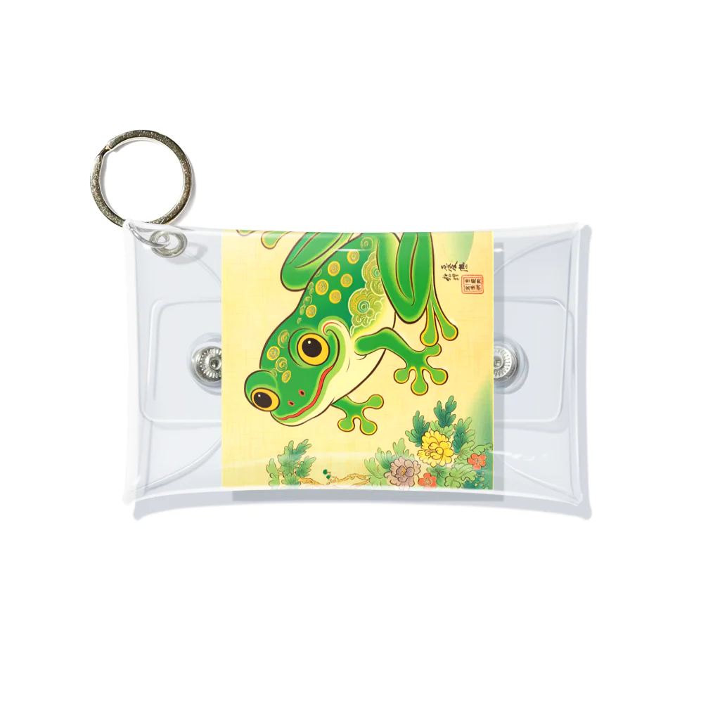 mattuuuuのかえるくん Mini Clear Multipurpose Case