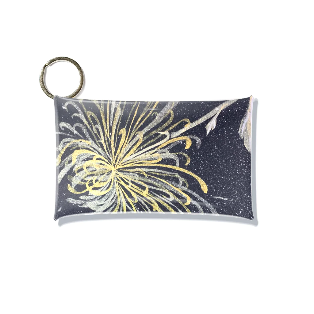 KEIKO's art factoryの菊　2023 Mini Clear Multipurpose Case